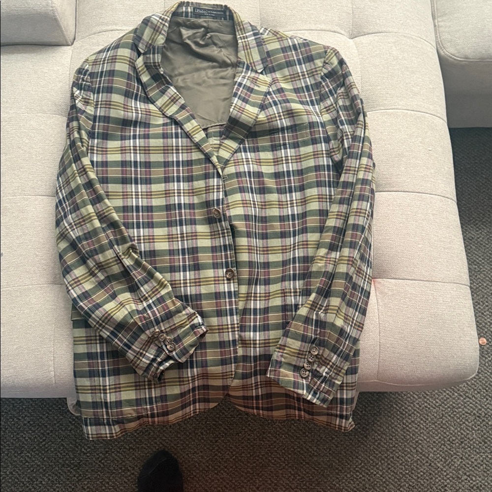 Ralph Lauren Polo Plaid Blazer